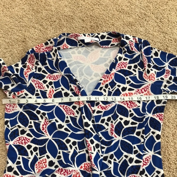 DVF New Julian two Size 12 silk jersey wrap dress